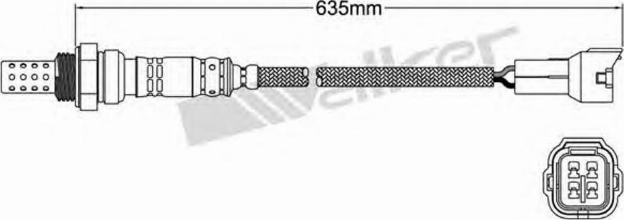 Walker 250-24335 - Lambdatunnistin inparts.fi