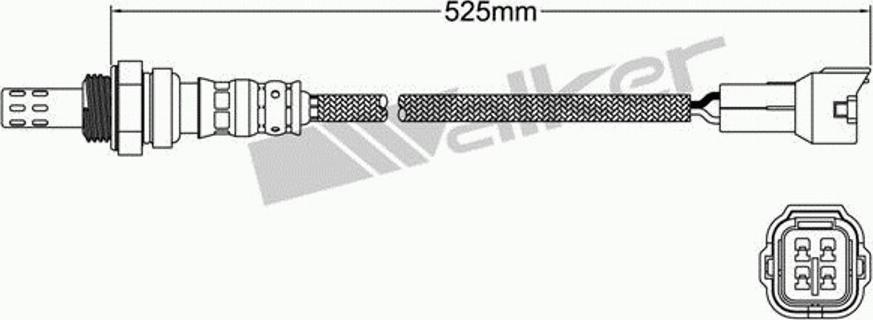 Walker 250-24291 - Lambdatunnistin inparts.fi