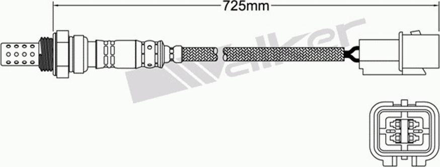 Walker 250-24240 - Lambdatunnistin inparts.fi