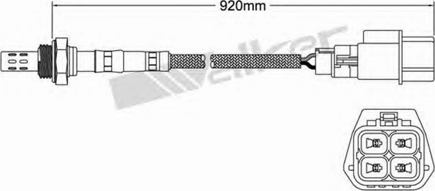 Walker 250-24284 - Lambdatunnistin inparts.fi