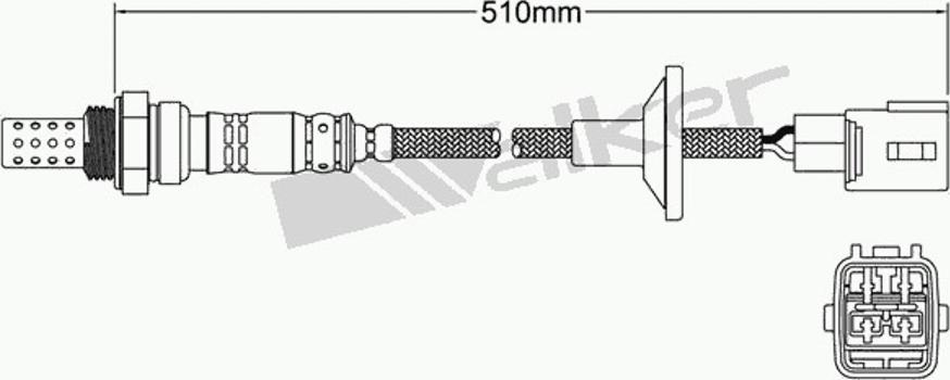 Walker 250-24282 - Lambdatunnistin inparts.fi