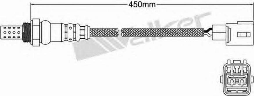 Walker 250-24225 - Lambdatunnistin inparts.fi