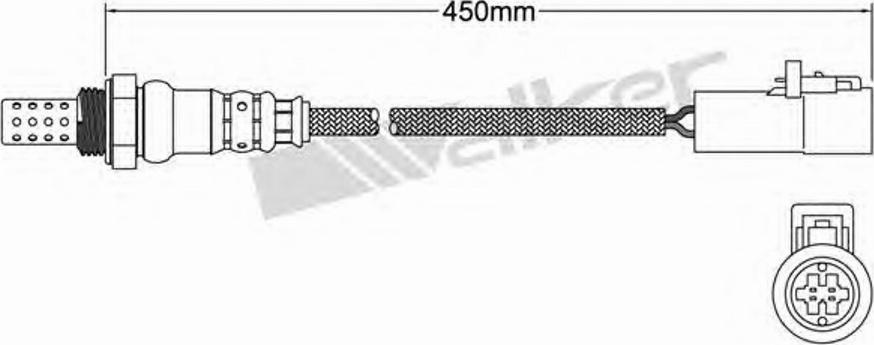 Walker 250-24701 - Lambdatunnistin inparts.fi