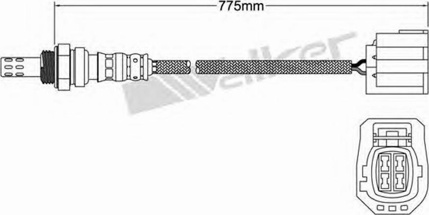 Walker 250-24718 - Lambdatunnistin inparts.fi