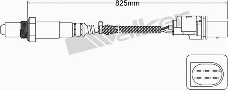 Walker 250-25045 - Lambdatunnistin inparts.fi