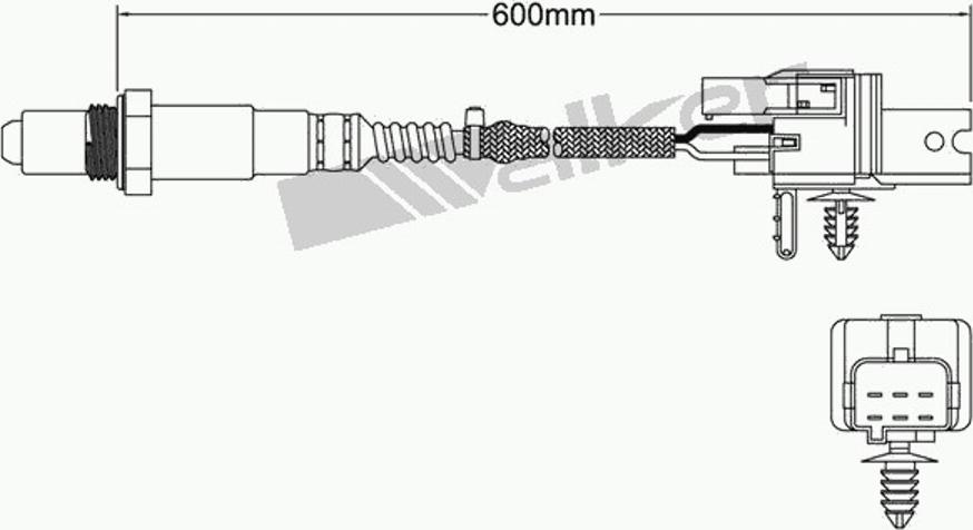 Walker 250-25005 - Lambdatunnistin inparts.fi