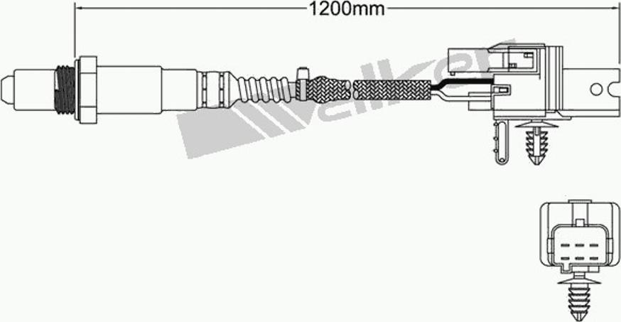 Walker 250-25006 - Lambdatunnistin inparts.fi