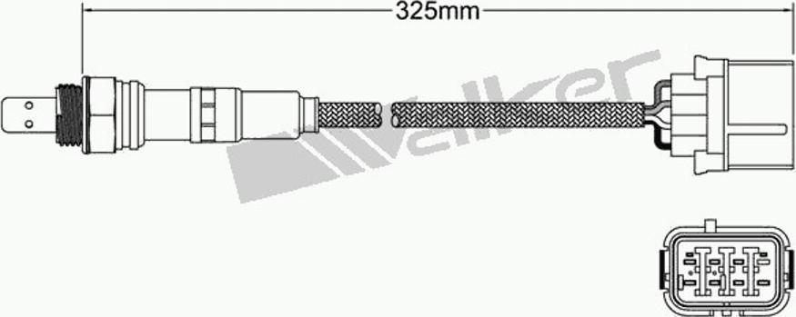 Walker 250-25001 - Lambdatunnistin inparts.fi