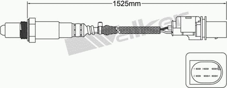 Walker 250-25018 - Lambdatunnistin inparts.fi