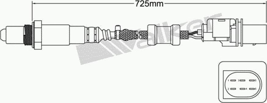 Walker 250-25035 - Lambdatunnistin inparts.fi