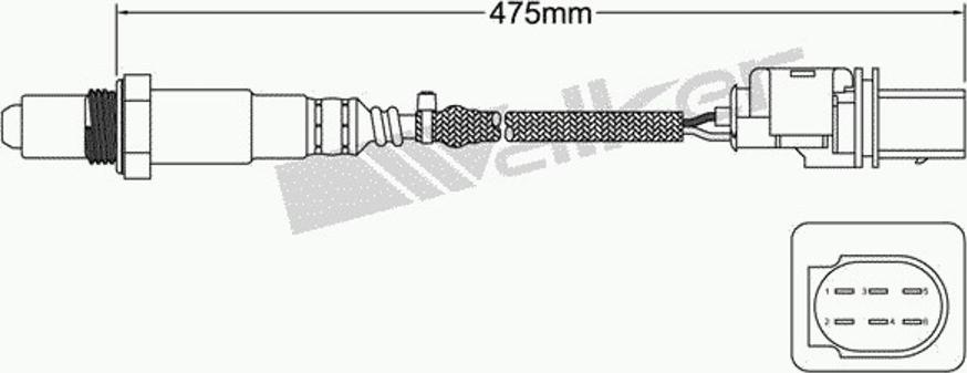 Walker 250-25025 - Lambdatunnistin inparts.fi