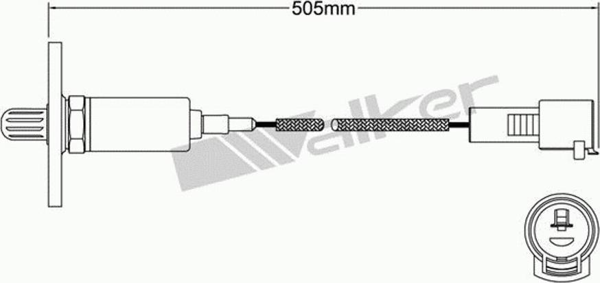 Walker 250-21056 - Lambdatunnistin inparts.fi