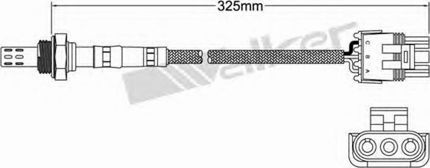 Walker 250-23005 - Lambdatunnistin inparts.fi