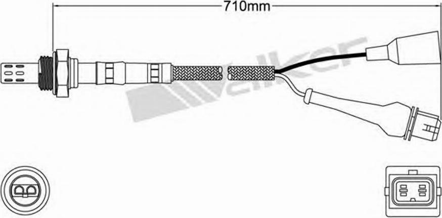 Walker 250-23028 - Lambdatunnistin inparts.fi