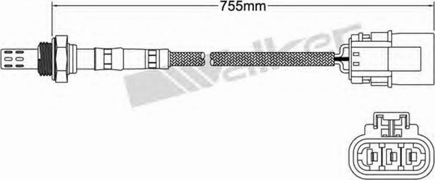 Walker 250-23104 - Lambdatunnistin inparts.fi