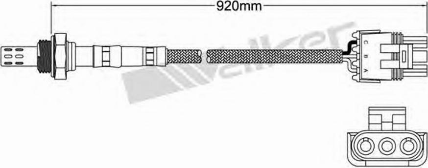 Walker 250-23138 - Lambdatunnistin inparts.fi