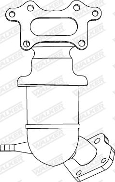 Walker 28846 - Katalysaattori inparts.fi