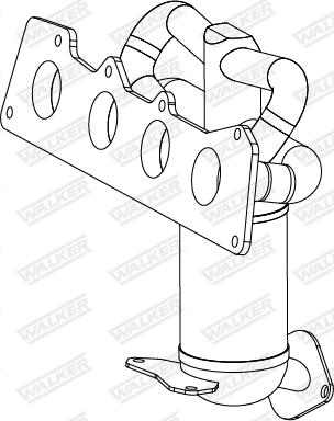 Walker 28843 - Katalysaattori inparts.fi