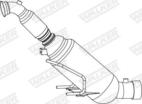 Walker 73168 - Noki / hiukkassuodatin, korjaussarja inparts.fi