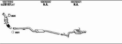 Walker BWH32116A - Pakoputkisto inparts.fi