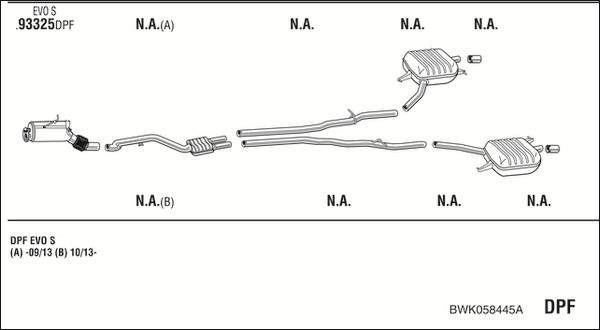 Walker BWK058445A - Pakoputkisto inparts.fi