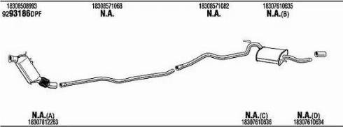 Walker BWK058800BA - Pakoputkisto inparts.fi