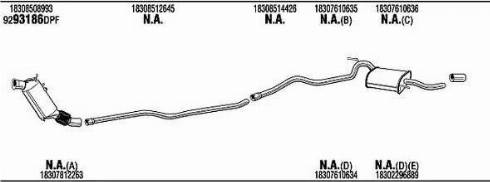 Walker BWK100839BA - Pakoputkisto inparts.fi