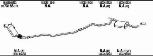 Walker BWK057293BB - Pakoputkisto inparts.fi