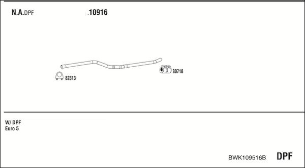 Walker BWK109516B - Pakoputkisto inparts.fi