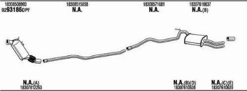 Walker BWK116669BA - Pakoputkisto inparts.fi