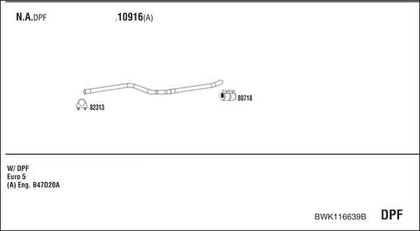 Walker BWK116639B - Pakoputkisto inparts.fi