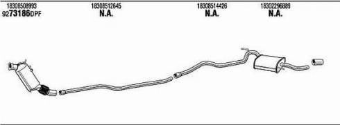 Walker BWK116778BB - Pakoputkisto inparts.fi