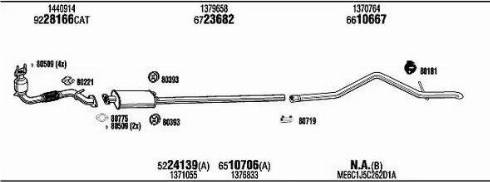 Walker FOK023231AC - Pakoputkisto inparts.fi