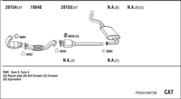 Walker PEK019872B - Pakoputkisto inparts.fi