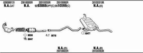 Walker REK027531AA - Pakoputkisto inparts.fi