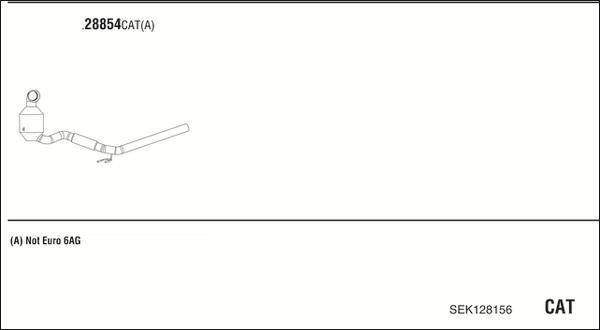 Walker SEK128156 - Pakoputkisto inparts.fi