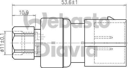 Webasto 82D0436020MA - Painekytkin, ilmastointilaite inparts.fi