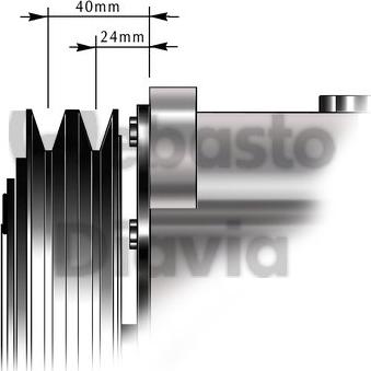 Webasto 82D015618PS1A - Kompressori, ilmastointilaite inparts.fi