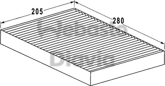 Webasto 82D0325004A - Suodatin, sisäilma inparts.fi