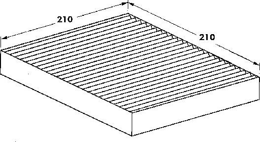 Webasto 82D0325033A - Suodatin, sisäilma inparts.fi