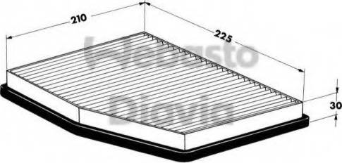 Webasto 82D0325115A - Suodatin, sisäilma inparts.fi