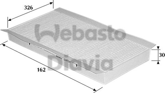 Webasto 82D0325122A - Suodatin, sisäilma inparts.fi