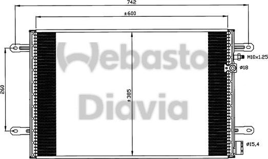 Webasto 82D0225591A - Lauhdutin, ilmastointilaite inparts.fi