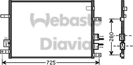 Webasto 82D0225544A - Lauhdutin, ilmastointilaite inparts.fi