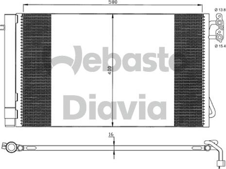 Webasto 82D0225545A - Lauhdutin, ilmastointilaite inparts.fi