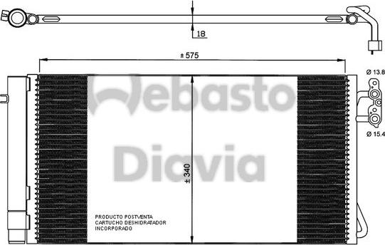 Webasto 82D0225546A - Lauhdutin, ilmastointilaite inparts.fi