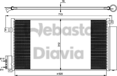 Webasto 82D0225551A - Lauhdutin, ilmastointilaite inparts.fi