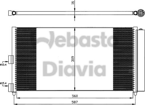 Webasto 82D0225501A - Lauhdutin, ilmastointilaite inparts.fi