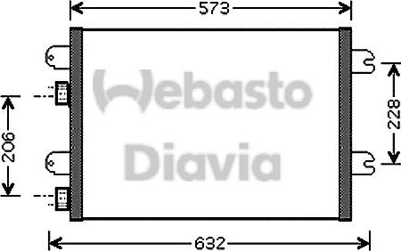 Webasto 82D0225510A - Lauhdutin, ilmastointilaite inparts.fi