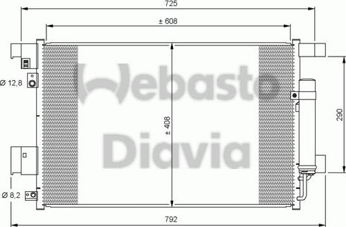 Webasto 82D0225648A - Lauhdutin, ilmastointilaite inparts.fi